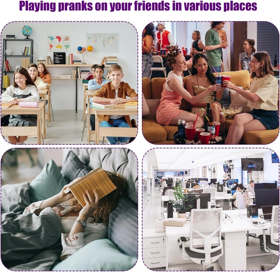 Dispositivo de broma BOXOB 3 piezas, fabricante de ruido de cricket broma pitido durante varios meses Hola Foto 3 de 4