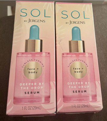 2-Pack SOL by Jergens Deeper by the Drop Self Tanning Drop Sunless Tanning Serum