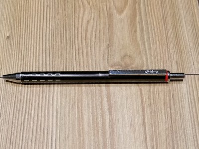 Original Rotring JAZZ Tintenroller Graphit Edelstahl - 90er Jahre