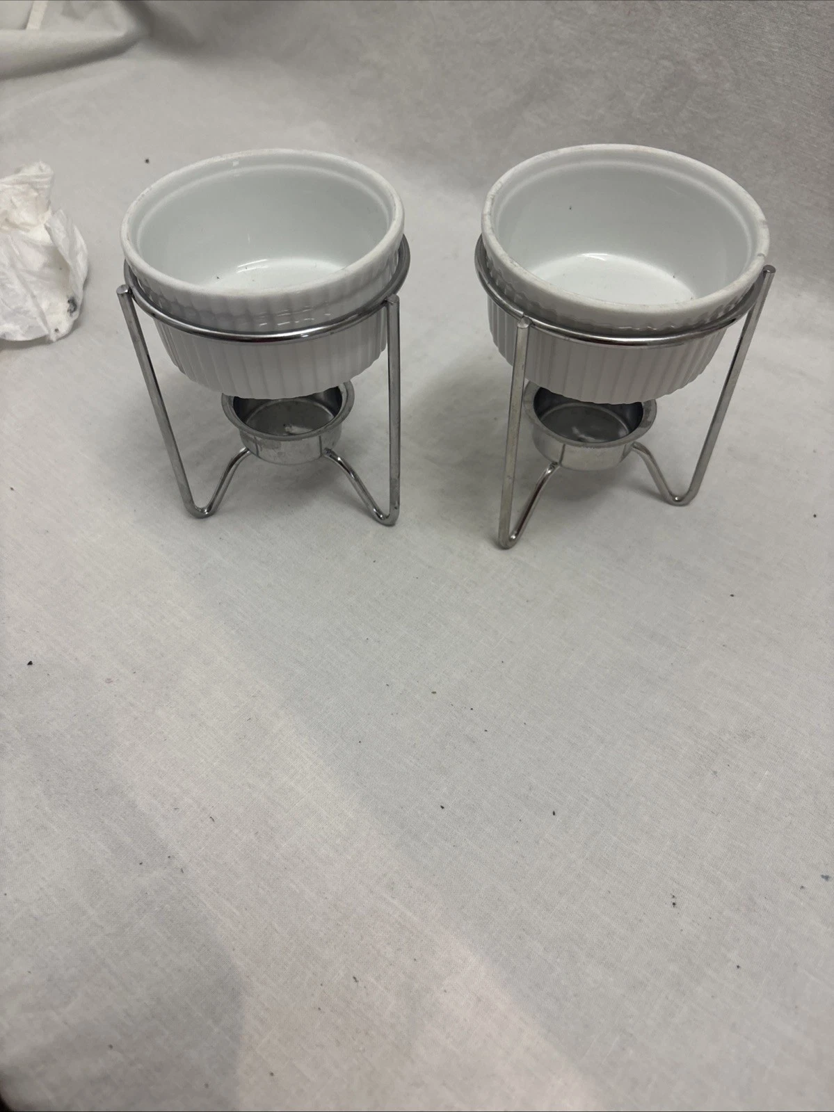 HAROLD IMPORT CO. 2 PC BUTTER WARMER SET, NWOT HIC, PAIR, E11