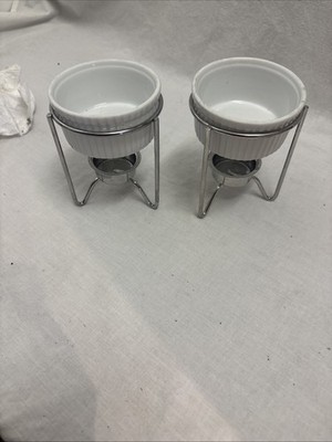HAROLD IMPORT CO. 2 PC BUTTER WARMER SET, NWOT HIC, PAIR, E11