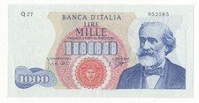 1000 LIRE GIUSEPPE VERDI I° TI…