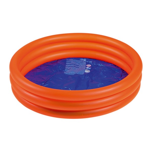 Happy People 3 Ring-Pool Planschbecken Kinderpool Schwimmbecken Orange/Blau-image