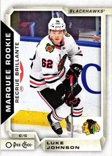 2018-19 O-Pee-Chee Marquee Rookie Luke Johnson RC Card# 631