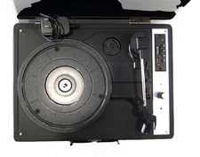 Vinyl Record Player Wireless Turntable Bluetooth 3-Speed Portable  Suitcase RCA