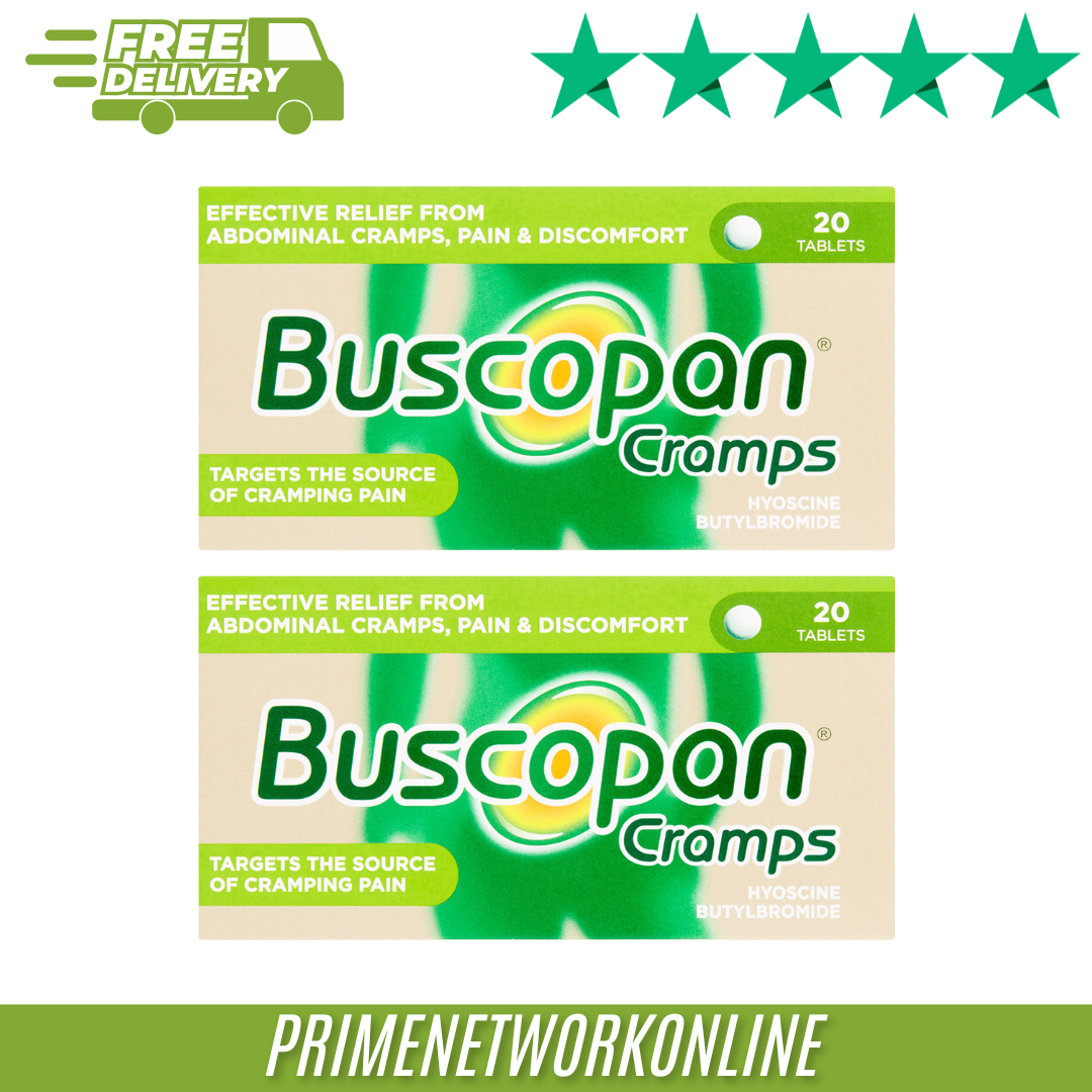 2 X Buscopan Cramps Tablets 20s – Fast Relief for Abdominal Pain ⭐⭐⭐⭐⭐