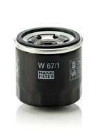 Mann-Filter ÖLfilter W 67/1 Anschraubfilter FüR Mazda Nissan KIA Ford Hyundai MX