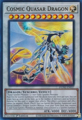 Cosmic Quasar Dragon [DUNE - Ultra Rare - 1st Edition - DUNE-EN037 Near Mint]