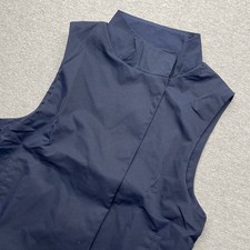 Nike Repel Womens Small Softshell Golf Vest Navy Blue Full Zip Snap DO6814-451