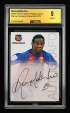 2004 Panini Sports Mega Cracks Barca Ronaldinho #76 Campeon (Spanish) MBA 9