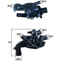 Mahle TM 46 105 Thermostat KüHlmittel FüR Mini Countryman Paceman Clubman R58