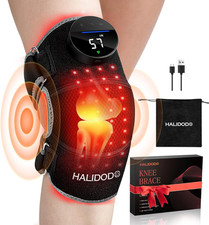 Red Light Therapy Knee Brace 660nm 850nm Infrared with Vibration Heat Rechargeab