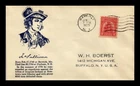 US COVER SULLIVAN EXPEDITION FIRST DAY ISSUE SCOTT 657 OPEN LEFT SIDE