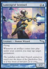 Lumengrid Sentinel - Foil Light Play MTG Mirrodin