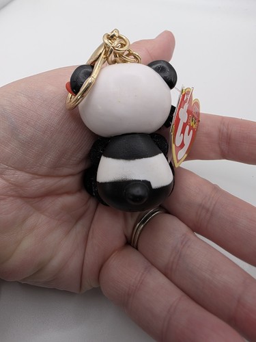 Ty Mini Boos "Chi" Panda Schlüsselanhänger - mit Etikett - sehr guter Zustand - Bild 2 von 4