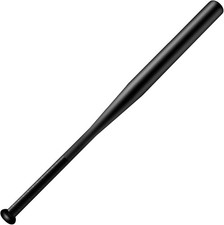 Mazza da Baseball in Acciaio 81cm Rinforzata Super Resistente Peso 1,1Kg Nera o