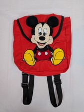Disney Mickey Mouse Toddler Backpack with 3D Plush Mickey Head