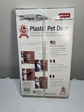 Ideal Designer Series Plastic Pet Door MD 7" x 11.25" Flap Heavy Duty Dog Cat