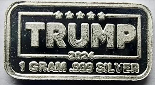 Trump 2024 1 Gram .999 Fine Silver Bar