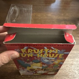 Krusty's Fun House (Nintendo NES) Complete CIB - Tested - Authentic