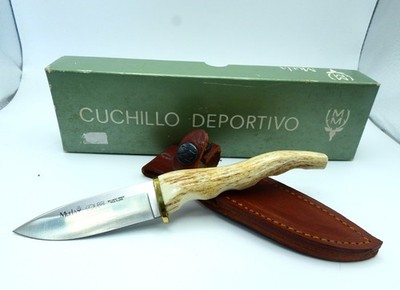 Cuchillo Deportivo Muela Colibri Stag Handle Hunter Knife Made In Spain. NIB!!