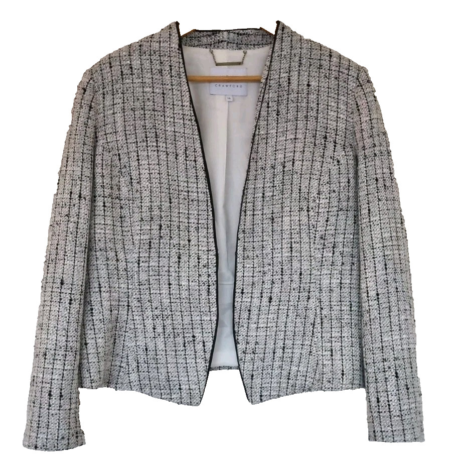 Anthea Crawford Designer Jacket Size 16 Near New