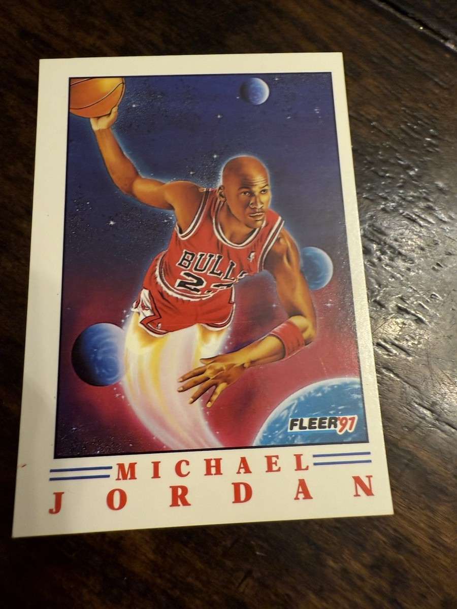 1991-92 Fleer Pro-Visions #2 MICHAEL JORDAN Blank Back Variation