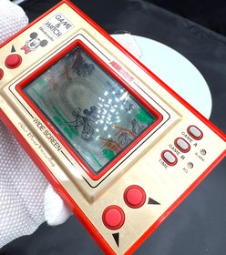 Nintendo Game & Watch Mickey Mouse Egg MC-25 Handheld LCD Game Tested Very Good