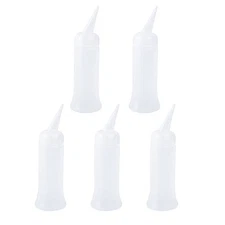 5 Pcs Hairdressing Scale Applicator Bottles 150 ml Measuring Perm Tinting Tools