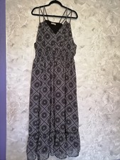 trinhnology bandana Print Maxi Dress With Halter Neckline Size 3X color black