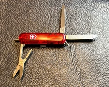 Victorinox SIGNATURE LITE Swiss Army Knife - Transparent Ruby Red- 58mm
