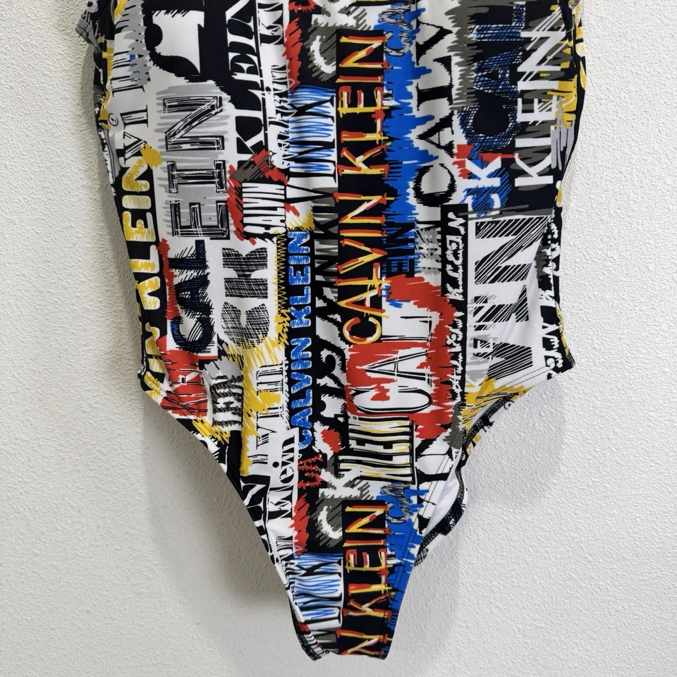 Купальник женский Calvin Klein XS многоцветный Y2K цельный купальник фестиваль - Изображение 3 из 4