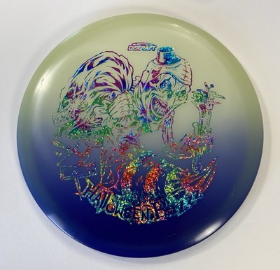 Discraft  Mega Glo Buzzz - Diamond Eye Dyes Gradient- Halloween Art the Clown 
