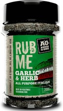 Angus & Oink | Rub Me Garlic & Herb BBQ Seasoning | Sunshine in a Bottle | Ital