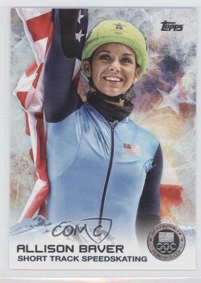 2014 Topps US Olympic & Paralympic Team and Hopefuls Silver Allison Baver #6 0f3