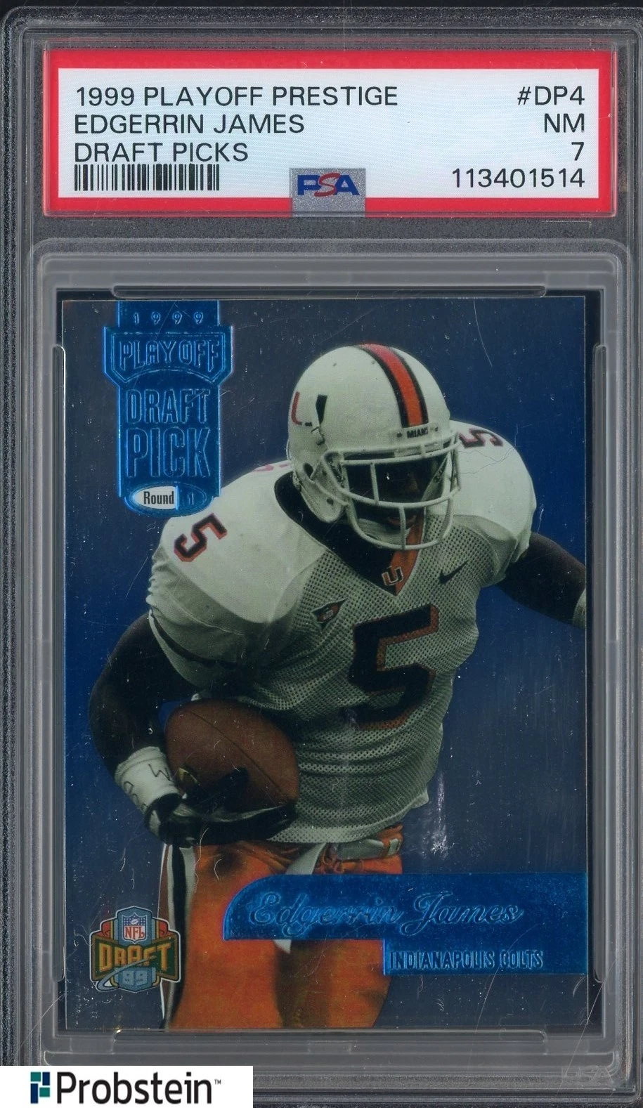 Edgerrin James Playoff Prestige Draft Picks #DP4 Draft Picks