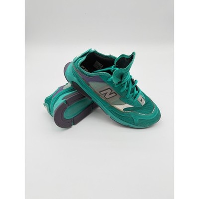 New Balance Womens 7 X-Racer Teal Purple Mesh Athletic Running Shoes