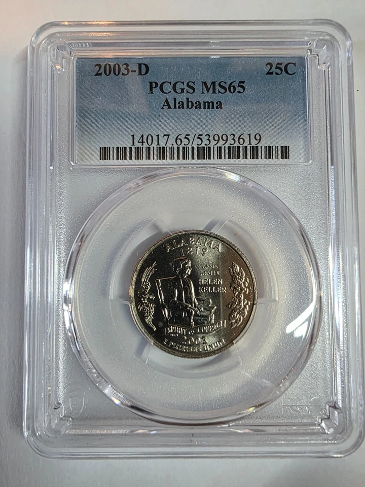 2003 D Alabama Quarter PCGS MS65 (2 of 2) - Image 3 of 4