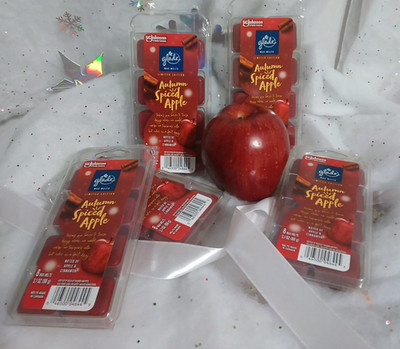 Glade Wax Melts Air Freshener Autumn Spiced Apple, 40 Melts, Limited Edition