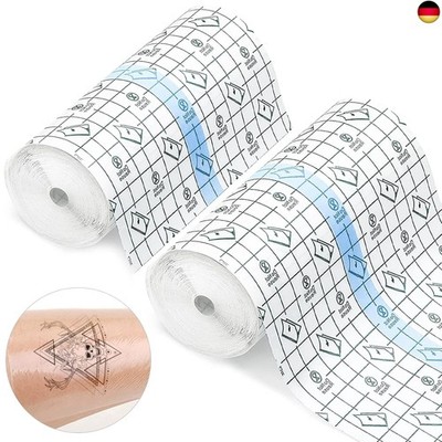 Pack of 2 Tattoo Folie Tattoo Pflaster Second Skin Tattoo15cm*2m Skin Healing