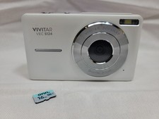 Vivitar Pop SNAP Digital Camera 16x200m 44MP 1080HD 2.4 SCREEN. White 16GB Card