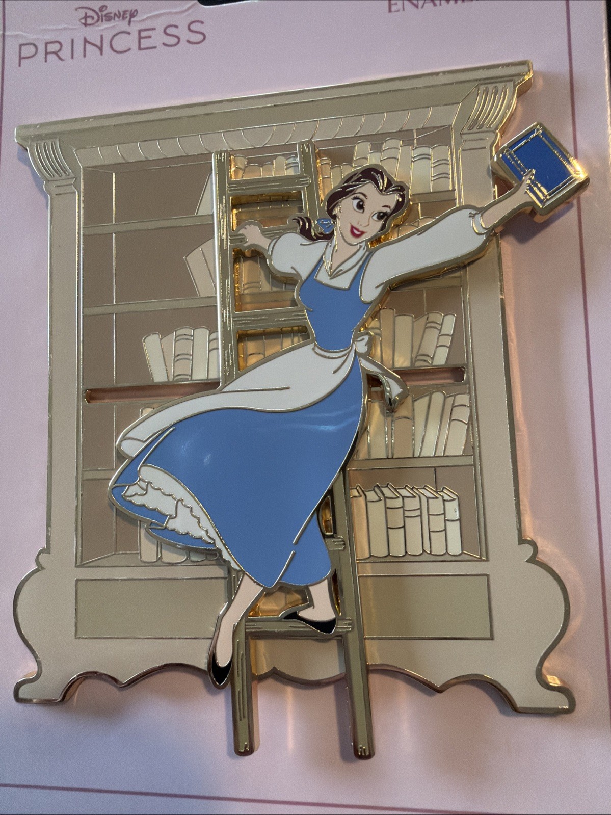 Disney Beauty and the Beast Library Slider Jumbo Pin  - NEW
