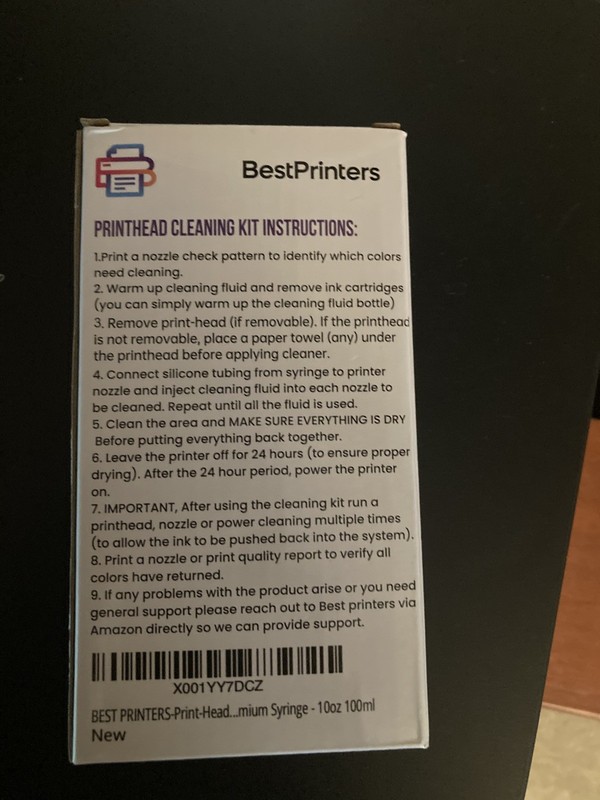Best Printers Printhead Cleaning Kit (CQ761004) 20 ML Seringe