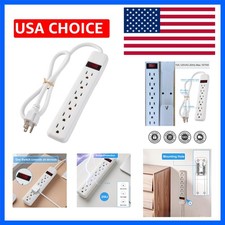 6-Outlet Surge Protector   250 Joules, 2ft Cord, 15A/125V, 1875W Max   Right ...