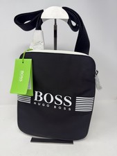 Image of Hugo Boss Crossbody Bag Black Logo BNWT Small Shoulder Bag Pixel S Zip Env