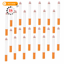 Novelties Computers Fake Puff Cigarettes - 5.5 inches x 0.5 inches, White