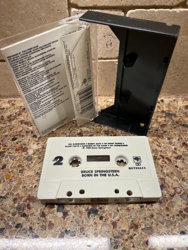 Vintage 1984 Bruce Springsteen Born In The USA Cassette Tape Album QCT 38653 - Picture 3 of 3