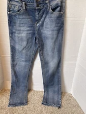 Girls Youth Vigoss High-Rise The Miami Crop Jeans Size 16