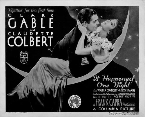 It Happened One Night Vintage Movie Poster
