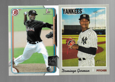Domingo German 2CARD LOT no dups Yankees. *COMBINE SHIPPING